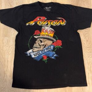 Poison Black Rock Graphic T-Shirt